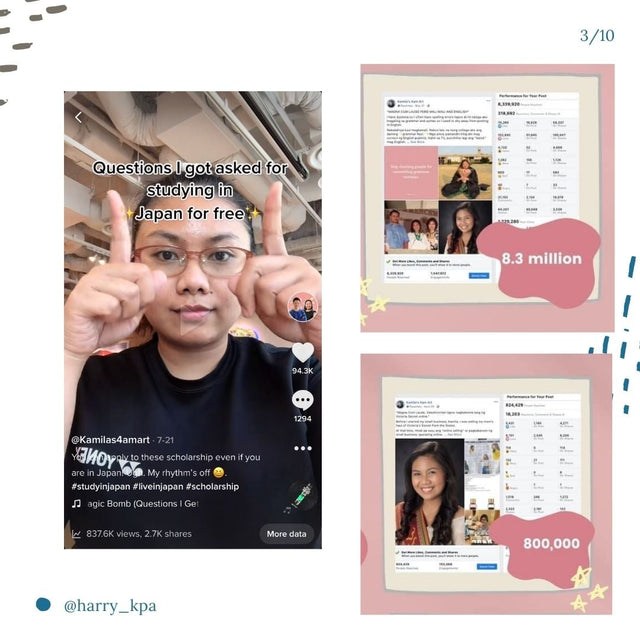 30 days content ideas with editable captions for IG/FB and Tiktok