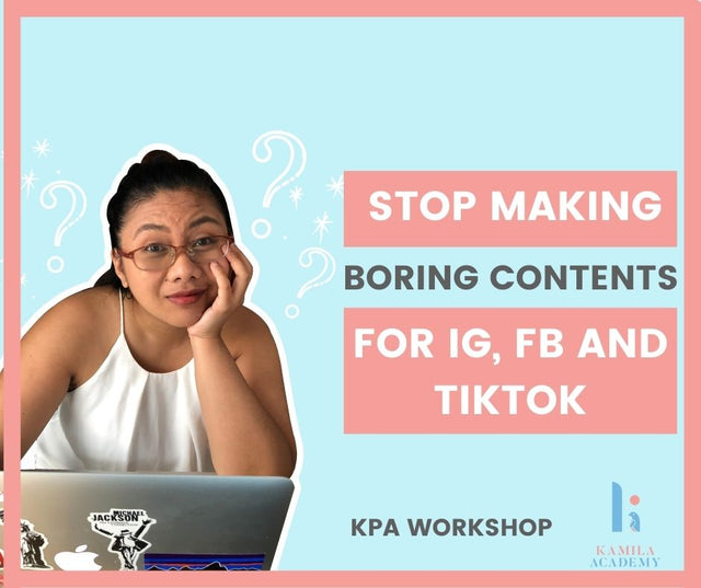 Content Making for IG, FB and Tiktok: a worksop