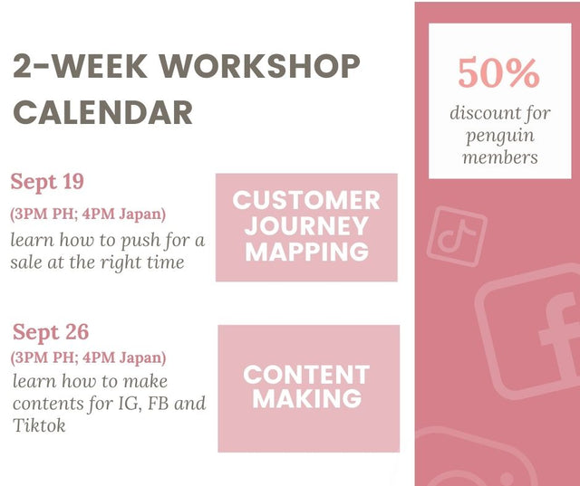 Content Making for IG, FB and Tiktok: a worksop